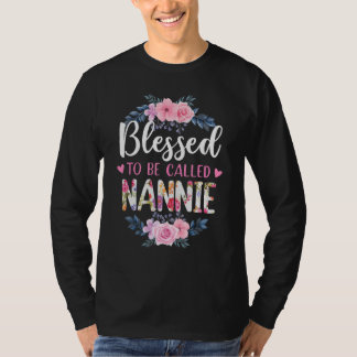 Blessed genaamd Nannie Moederdag T-shirt