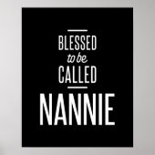 Blessed genaamd Nannie Poster (Voorkant)