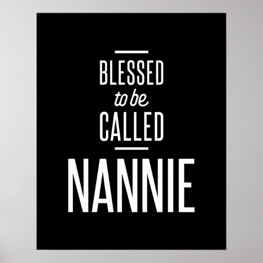 Blessed genaamd Nannie Poster (Voorkant)