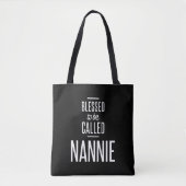 Blessed genaamd Nannie Tote Bag (Voorkant)