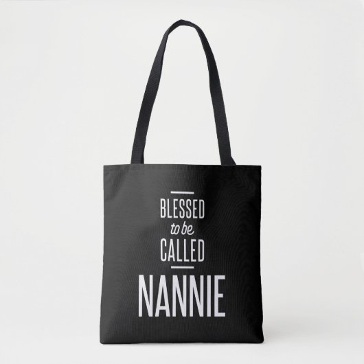 Blessed genaamd Nannie Tote Bag (Voorkant)