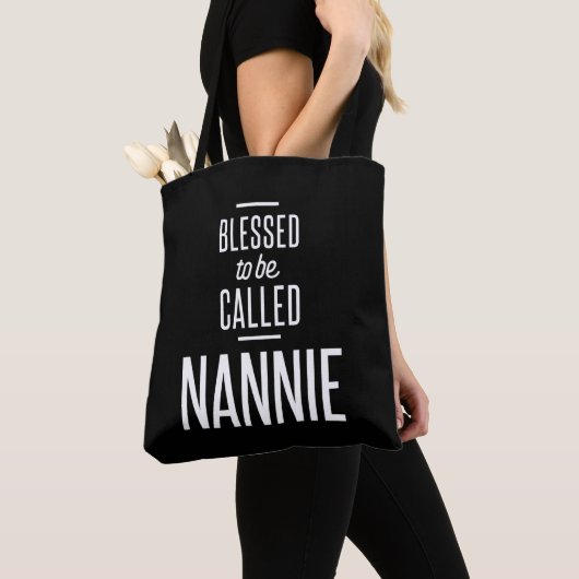 Blessed genaamd Nannie Tote Bag (Dichtbij)