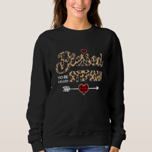 "Blessed" genaamd Stepmmam Leopard Red Pset Mt Trui