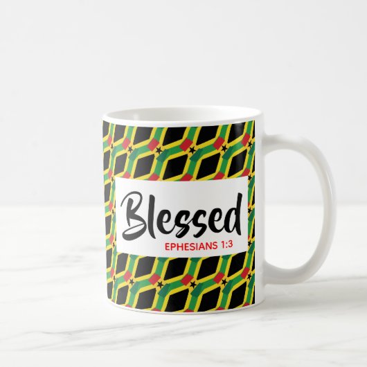 Blessed GHANA JAMAICA Koffiemok (Rechts)