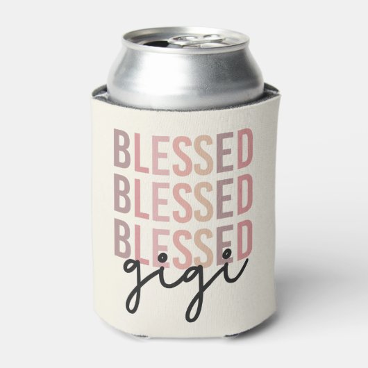 Blessed Gigi | Gifts for Gigi Grandma Blikjeskoeler (Blikje Voorkant)