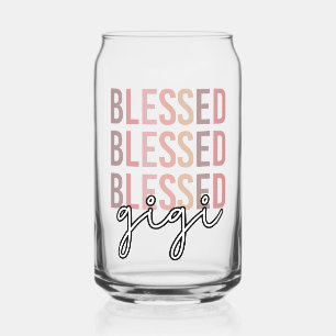 Blessed Gigi Gifts for Gigi Grandma Blikvorm Glas