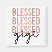 Blessed Gigi | Gifts for Gigi Grandma Magneet (Voorkant)