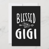 Blessed Gigi Shirt Moederdag Gifts Bedankkaart (Voorkant)
