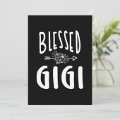 Blessed Gigi Shirt Moederdag Gifts Bedankkaart (Staand voorkant)