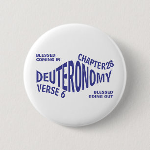 Blessed Going&Coming Eng Ronde Button 5,7 Cm