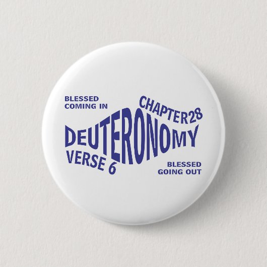 Blessed Going&Coming Eng Ronde Button 5,7 Cm (Voorkant)