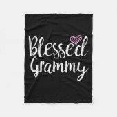 Blessed Grammy - Grandma  Fleece Deken (Voorkant)