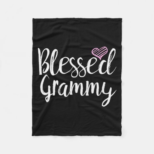 Blessed Grammy - Grandma  Fleece Deken (Voorkant)