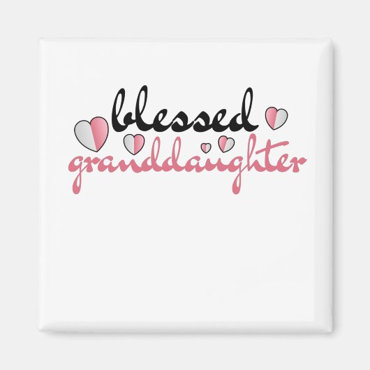 Blessed granddaughter of my lovely grootouders magneet (Voorkant)