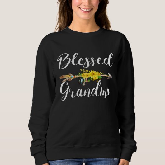 Blessed Grandma  For Women Cute Mother s Day Trui (Voorkant)