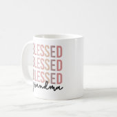 Blessed Grandma | Giften voor oma Koffiemok (Voorkant links)