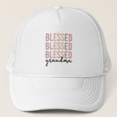 Blessed Grandma | Giften voor oma Trucker Pet (Voorkant)