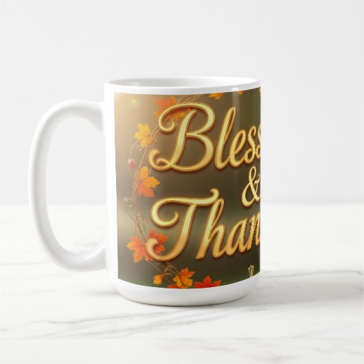 Blessed & Grateful Mug  - Inspirational Koffiemok (Links)