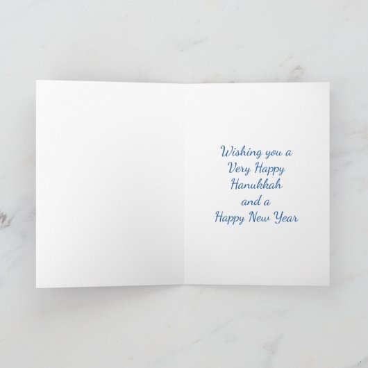 Blessed Hanukkah Feestdagen Kaart (Binnen)