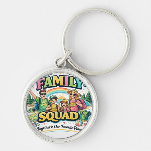 Blessed, Happy & Lucky Together Sleutelhanger (Voorkant)