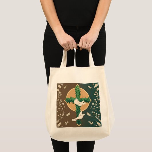 Blessed Harmony Path Tote Bag (Voorkant (product))
