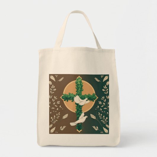 Blessed Harmony Path Tote Bag (Voorkant)