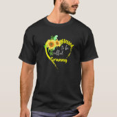 Blessed heet Granny Sunflower Granny Mothe T-shirt (Voorkant)
