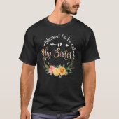 Blessed heet grootzuster vrouwen die naar beneden  t-shirt (Voorkant)