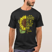 Blessed heet Kiki Grandma Sunflower Moeder T-shirt (Voorkant)
