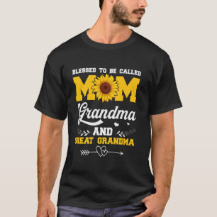 Blessed heet ma Grandma Sun T-shirt
