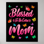 Blessed heet mam Cute Moederdag Funny Gi Poster (Voorkant)