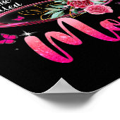 Blessed heet mam Cute Moederdag Poster (Hoek)