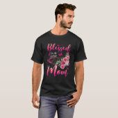 Blessed heet mam Cute Moederdag T-shirt (Voorkant volledig)