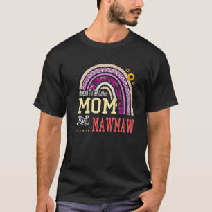 Blessed heet mam en mawmaw Moederdag Ra T-shirt
