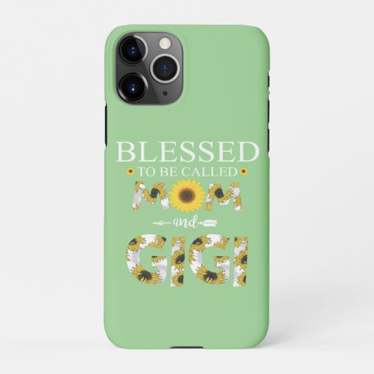 Blessed heet Mam en Mimi iPhone Hoesje (Achterkant)