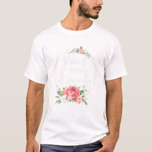 Blessed heet mam en nONA Cute Flower Gift T-shirt