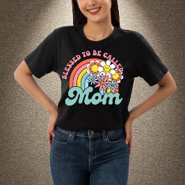 Blessed heet mam Moederdag T-shirt