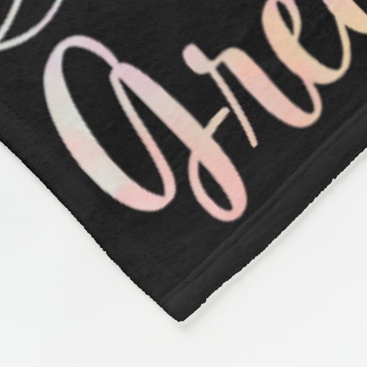 Blessed heet mam oma en grootmoeder fleece deken (Hoek)