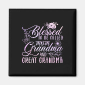 Blessed heet mam oma en grootmoeder magneet (Voorkant)