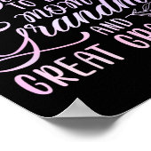 Blessed heet mam oma en grootmoeder poster (Hoek)