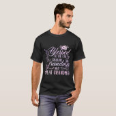 Blessed heet mam oma en grootmoeder t-shirt (Voorkant volledig)