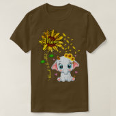 Blessed heet mam zonnebloempant t-shirt (Design voorkant)