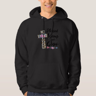 Blessed heet mama en Gigi Funny Grandma Mo Hoodie