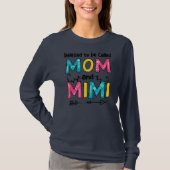 Blessed heet mama en Mimi Moederdag T-shirt (Voorkant)