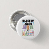 Blessed heet mama en Nanny Ronde Button 3,2 Cm (Voorkant /achterkant)