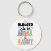 Blessed heet mama en Nanny Sleutelhanger (Voorkant)