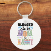 Blessed heet mama en Nanny Sleutelhanger (Voorkant)