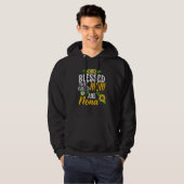 Blessed heet mama en nona Thanksgiving Chr Hoodie (Voorkant volledig)