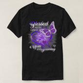 Blessed heet mama en oma Baby Sho T-shirt (Design voorkant)