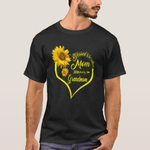Blessed heet mama en oma Moederdag T-shirt